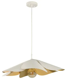 24179-1 Pendant Light in White