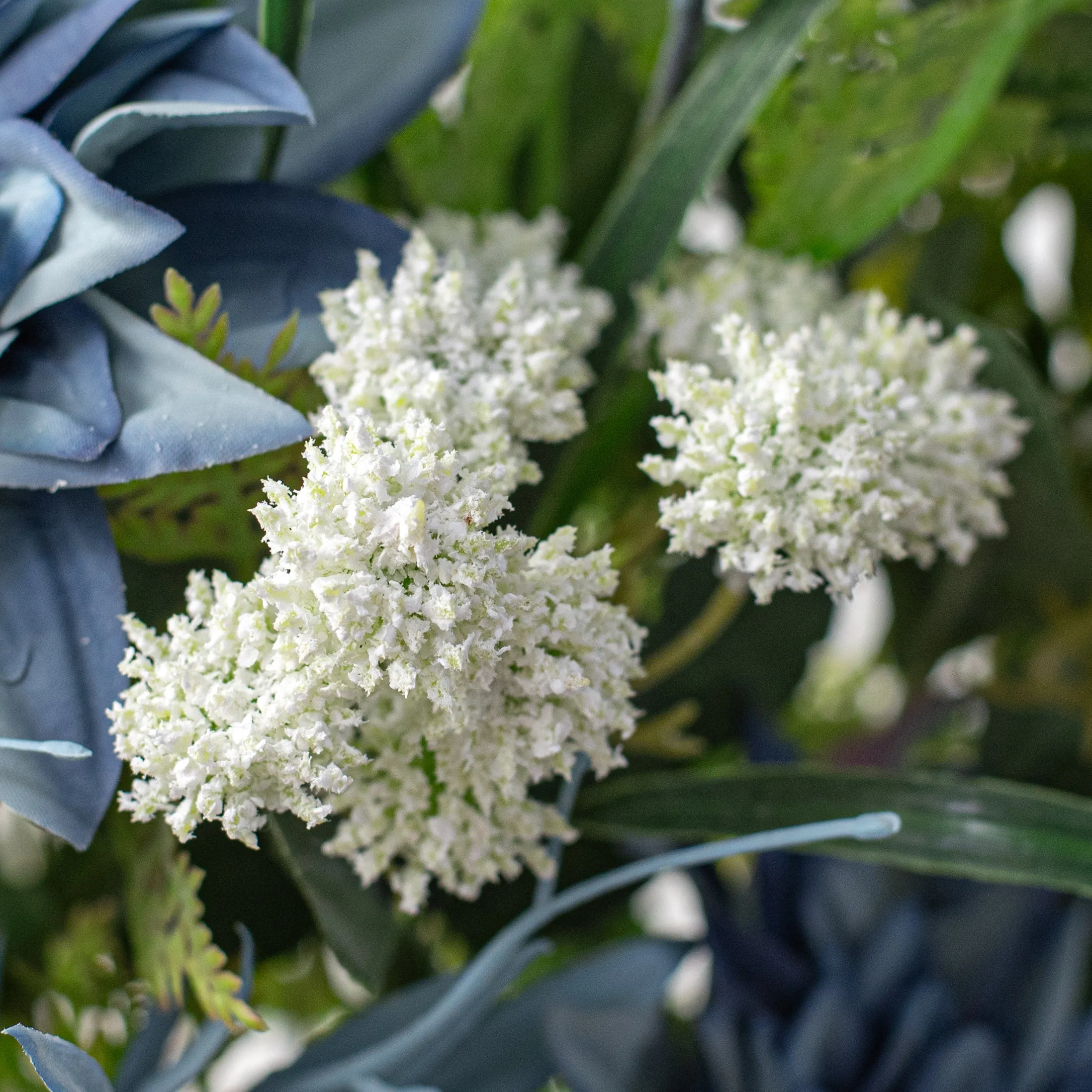 24" Dahlia & Epiphyllum Bush: Dusty Blue