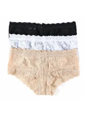 3 Pack Signature Lace Boyshorts