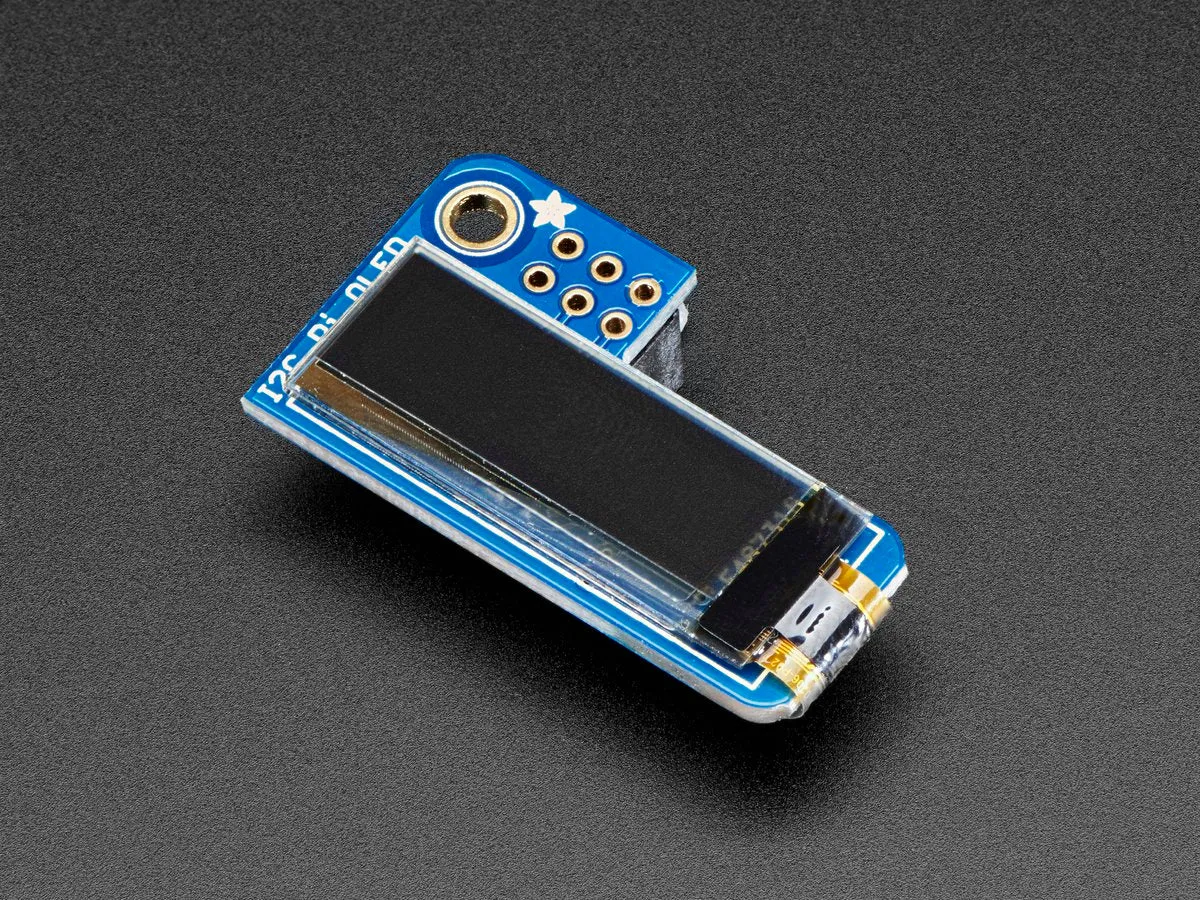 Adafruit PiOLED - 128x32 Monochrome OLED Add-on for Raspberry Pi