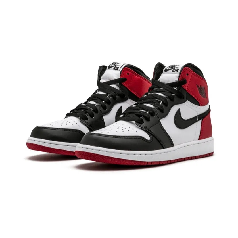 Air Jordan 1 Retro High OG BG (GS) Black Toe White Black Varsity Red