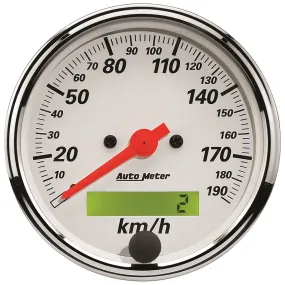 Arctic White Speedometer AU1388-M