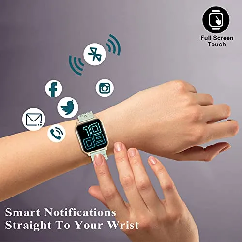 ASWEE Smart Watch for Women Men, Fitness Trackers with Blood Oxygen, Heart Rate and Sleep Monitor, Pedometer Step Counter Watch with 5ATM Waterproof, Smartwatch Compatible with iPhone Android Phones