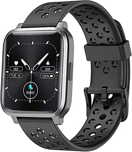 ASWEE Smart Watch for Women Men, Fitness Trackers with Blood Oxygen, Heart Rate and Sleep Monitor, Pedometer Step Counter Watch with 5ATM Waterproof, Smartwatch Compatible with iPhone Android Phones