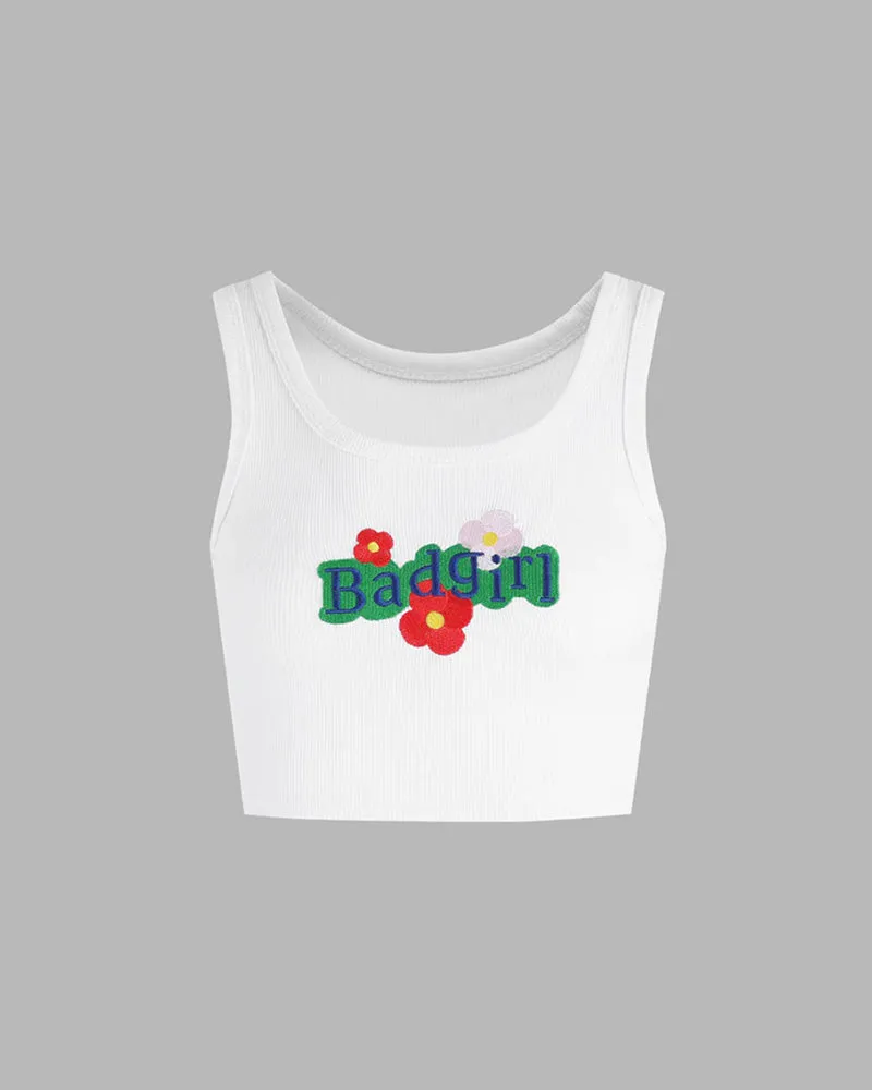 Bad Girl Baby Cropped Tank Top