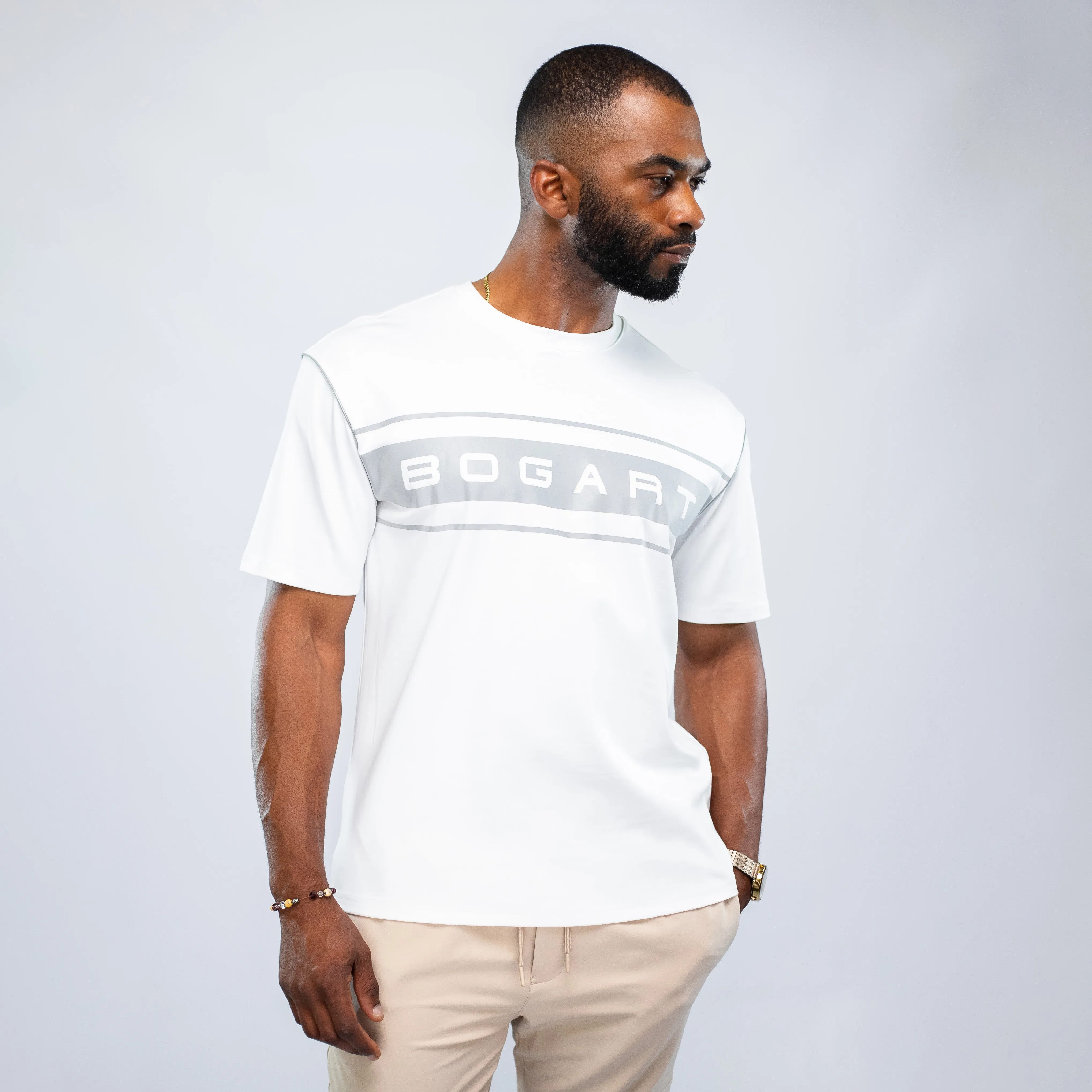 Bogart Beyond Collection Signature Stripe T-Shirt