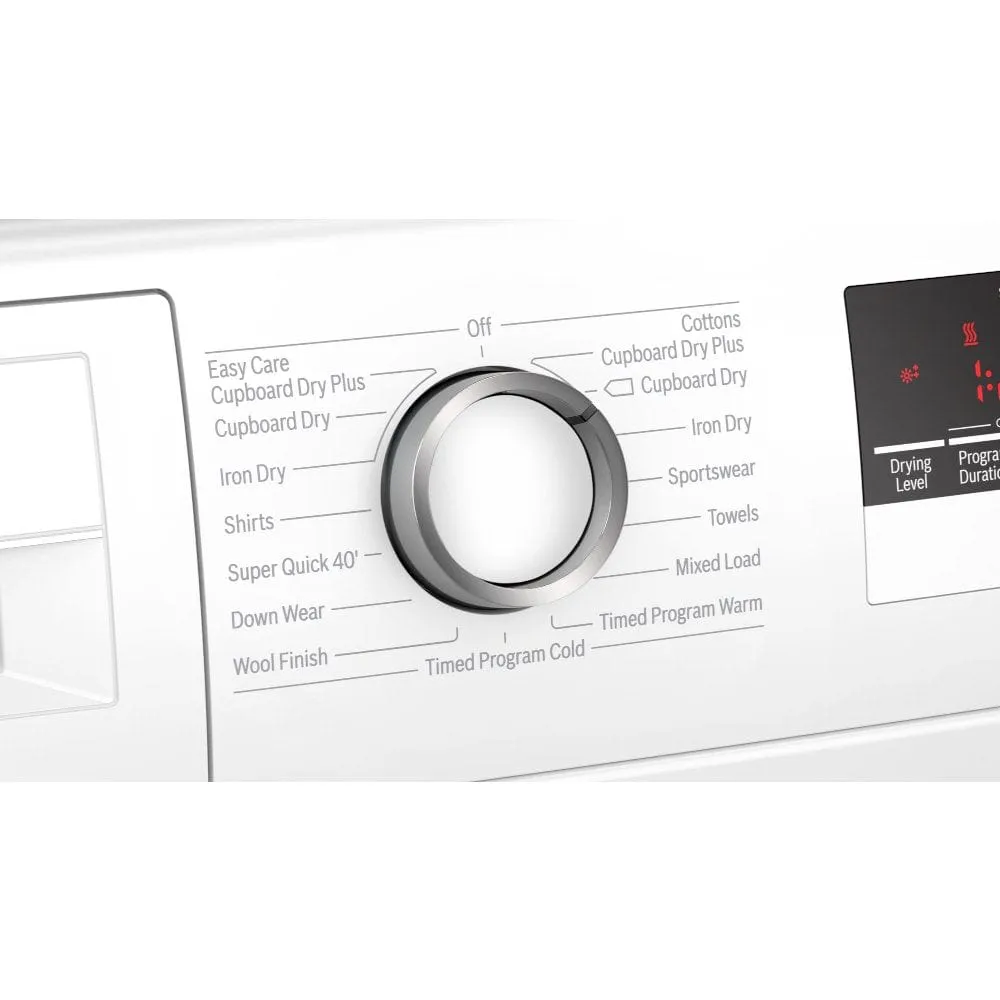 Bosch Serie 4 WTH85222GB 8Kg Heat Pump Tumble Dryer - White