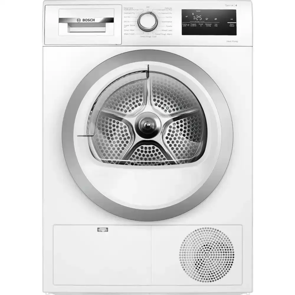 Bosch WTH85223GB 8kg Heat Pump Tumble Dryer, White