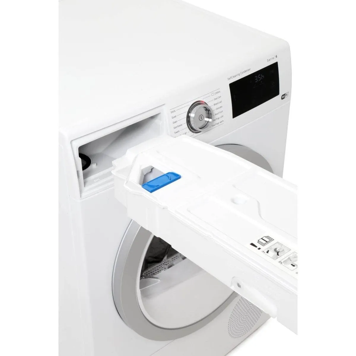 Bosch WTWH7660GB 9kg Condenser Tumble Dryer with Heat Pump - White