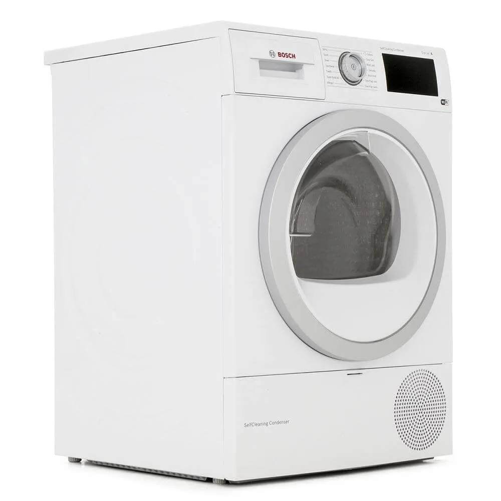 Bosch WTWH7660GB 9kg Condenser Tumble Dryer with Heat Pump - White