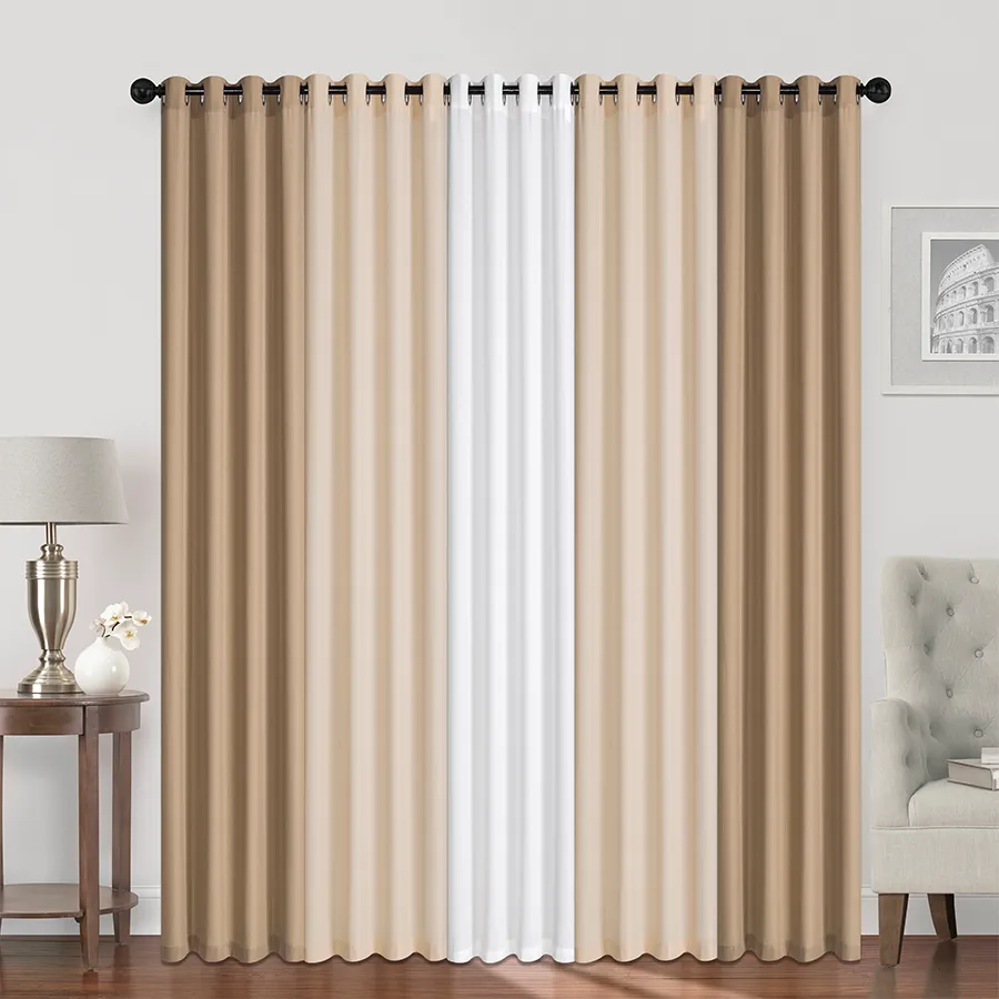 Bryndis Plain Set of 5 Curtains