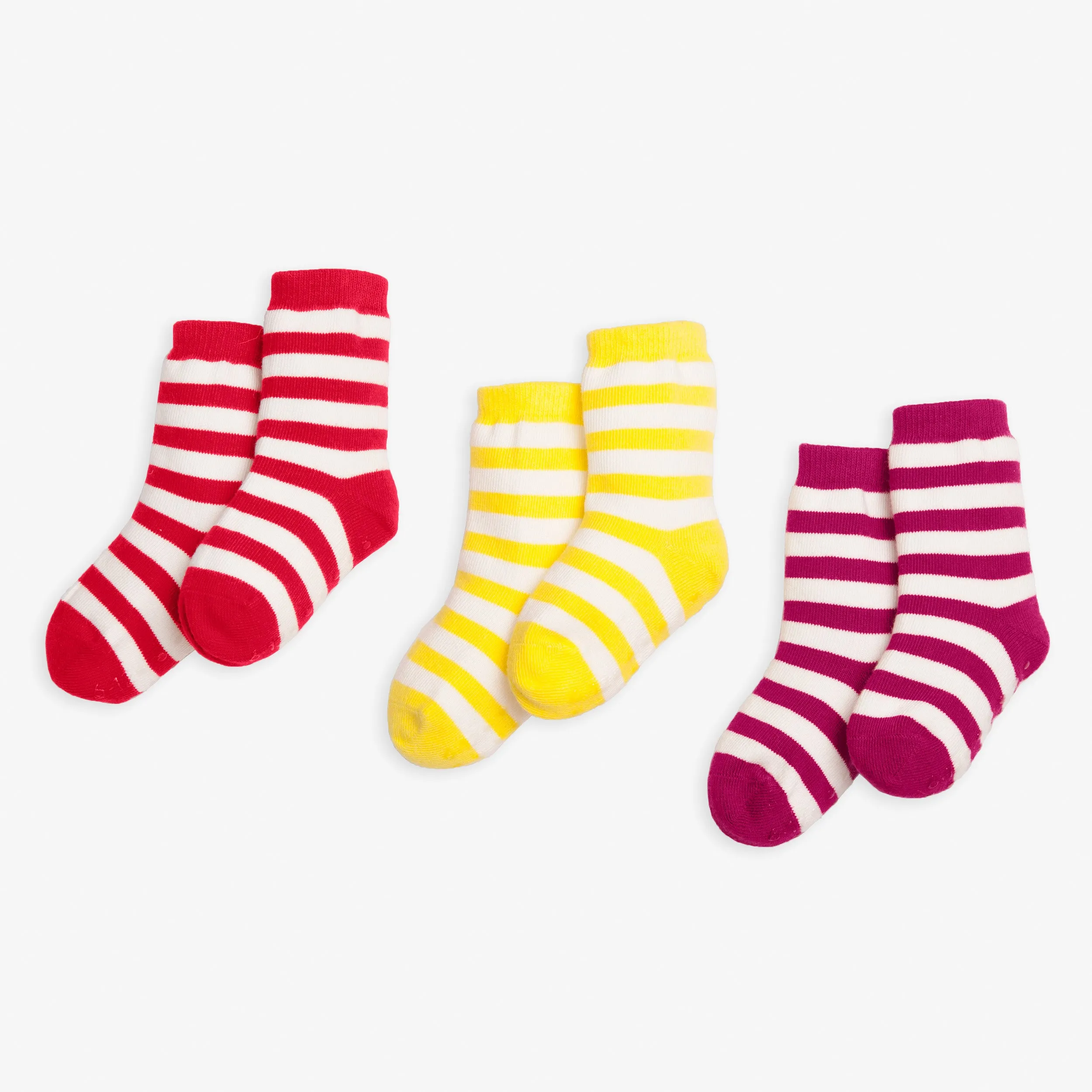 Clearance baby sock 3-pack in stripe