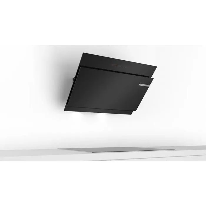 [CLEARANCE] Bosch DWK97JQ60B Hood Wall Mounted Glass, Inclined 730 M3/H,ECO Silence Drive, Perfect Air Sensor 90 cm