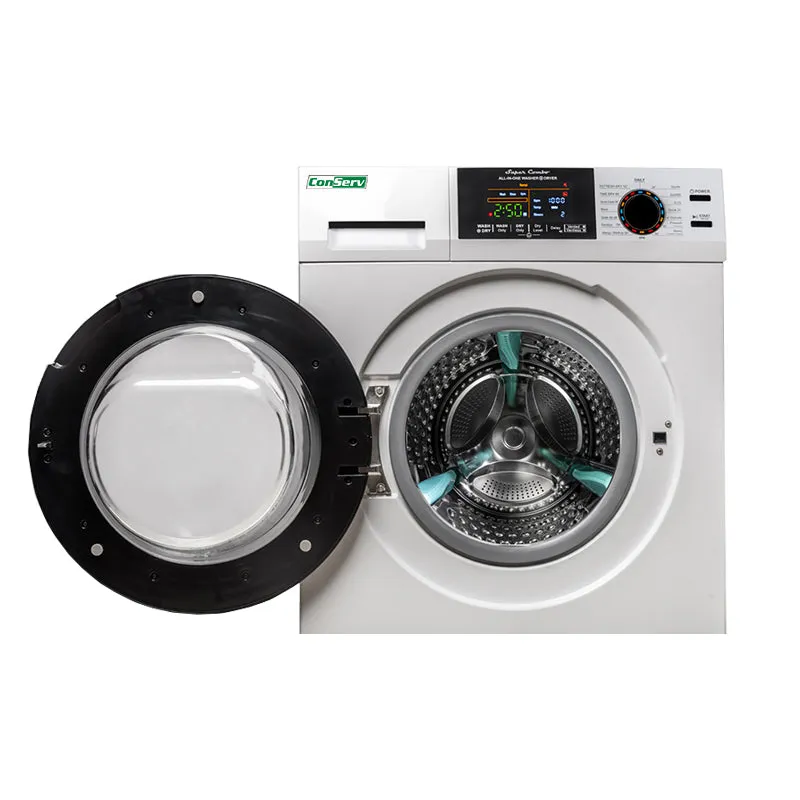 Conserv Super Washer 1.9cf/18lbs Sani Allergen Winterize 1400RPM White 110V