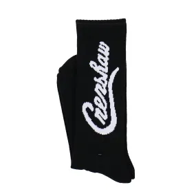 Crenshaw Socks - Black/White