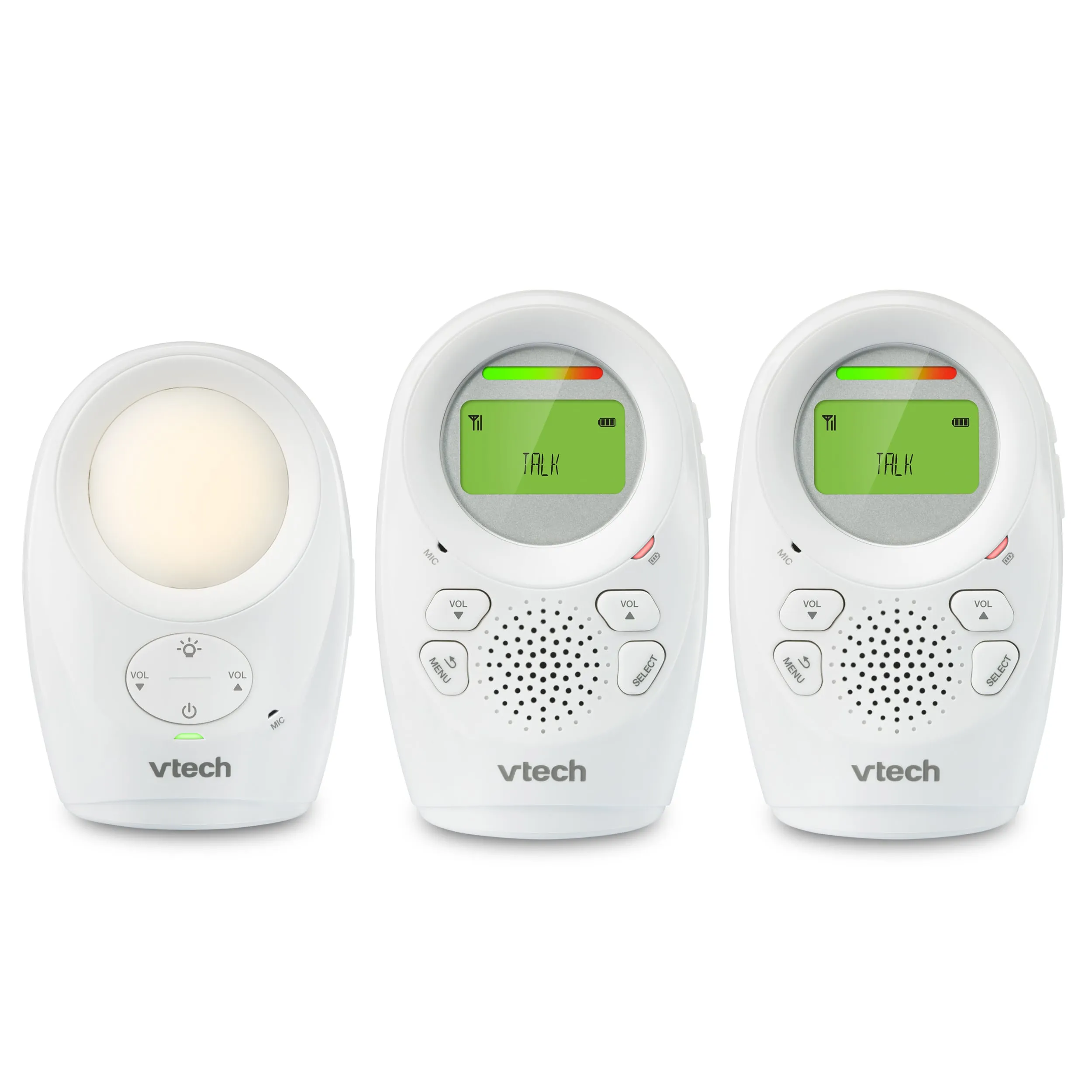 DECT 6.0 Digital Audio Baby Monitor - 2 Parent Units