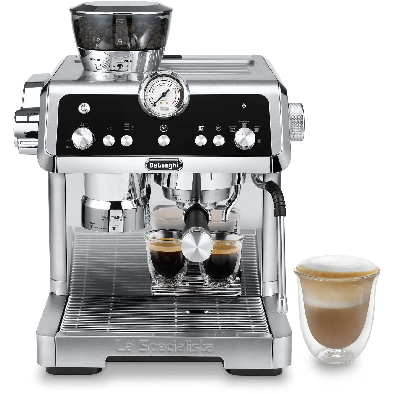 De'Longhi La Specialista Prestigo Sensor Grinding, Milk Frothing Espresso Machine (EC9355M)