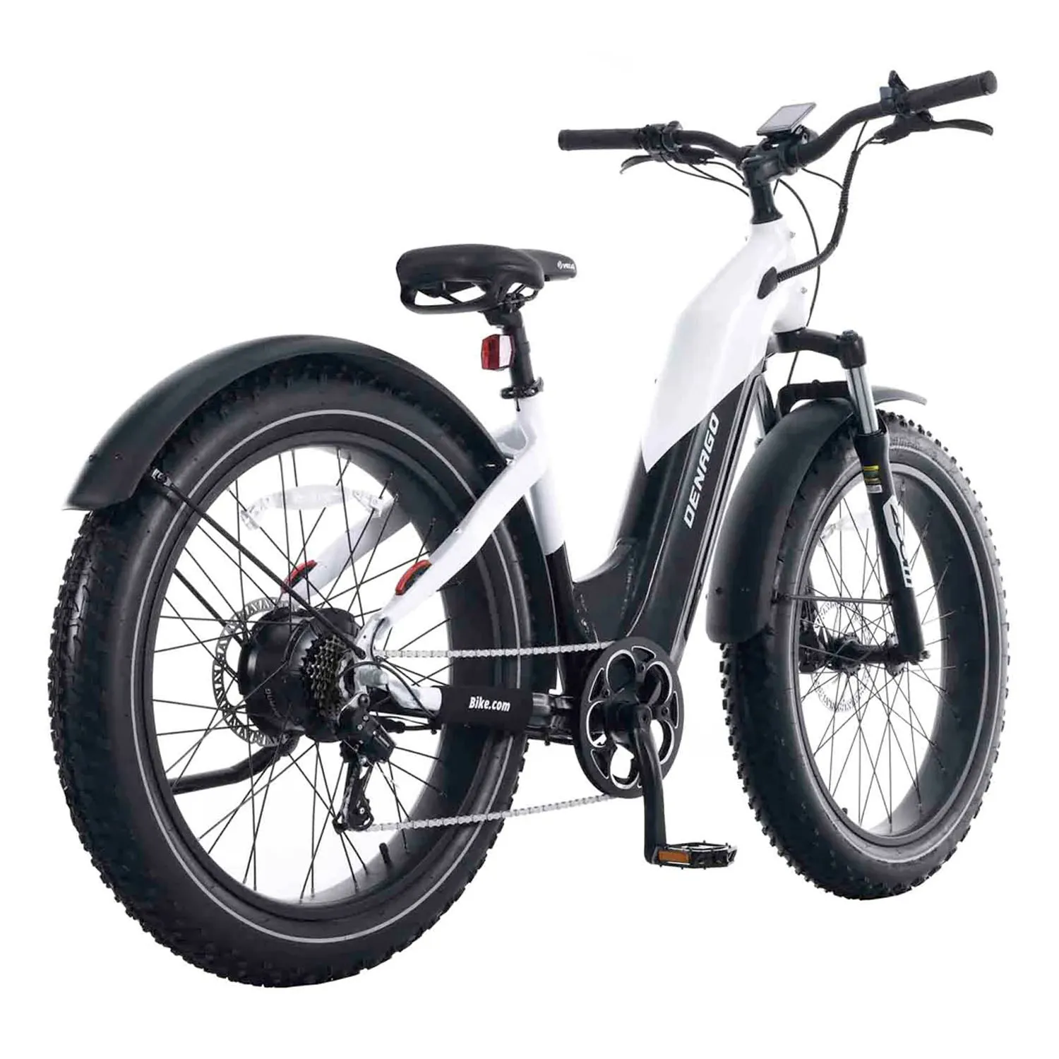 Denago Fat Model 1st eBike > 750 Watt 48V 19.4 AH > Fat Tire > White/Black > Small/Medium