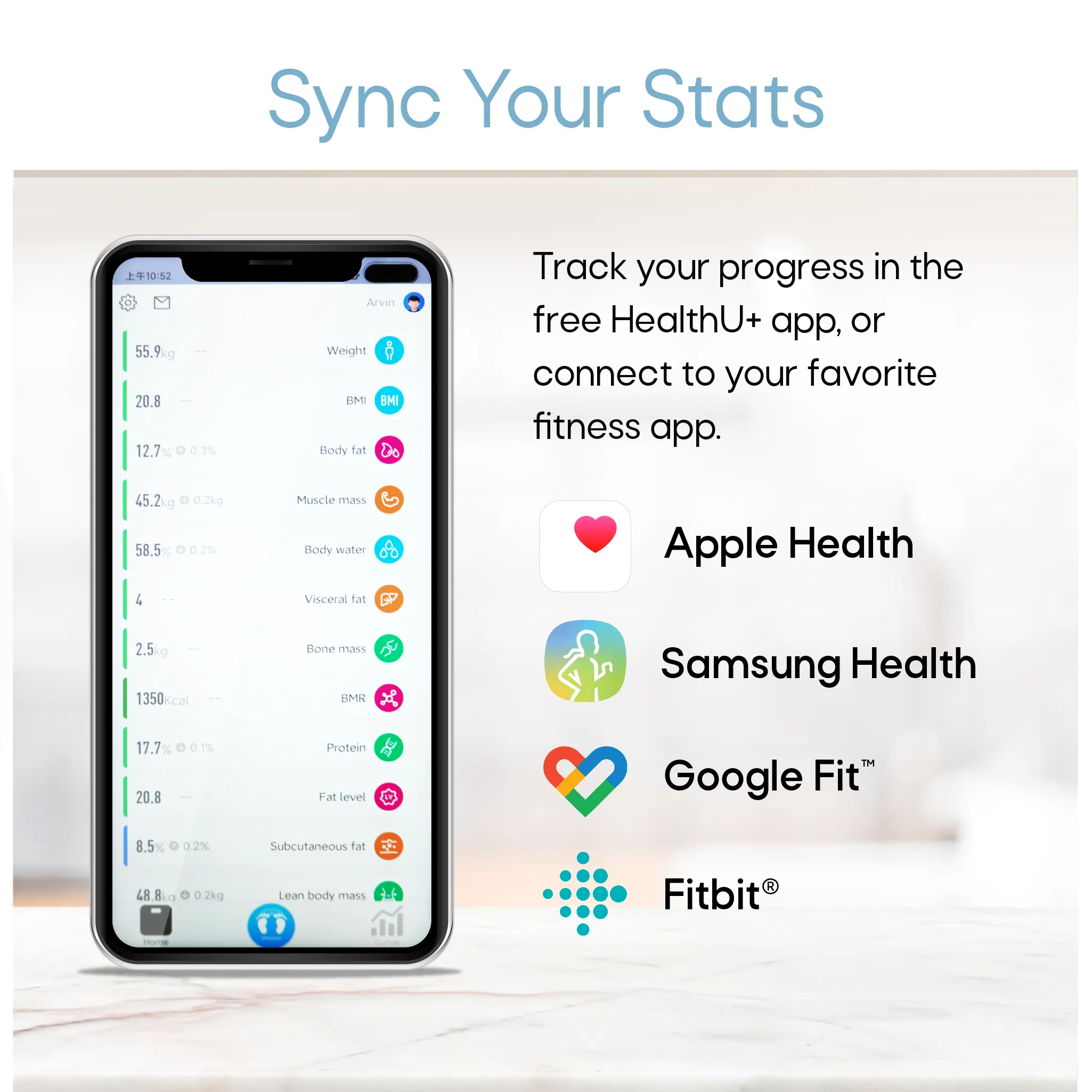 Digital Weight Machine - Tracks health progress daily!