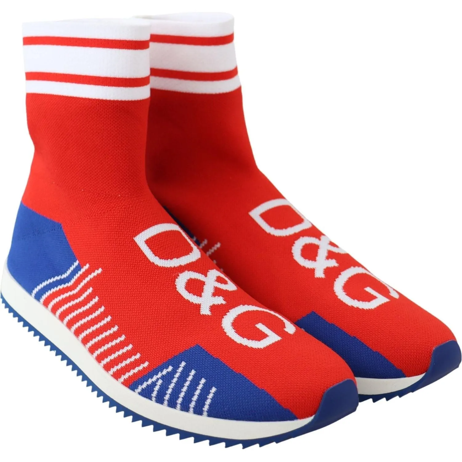 Dolce & Gabbana Chic SORRENTO Casual Socks Sneakers