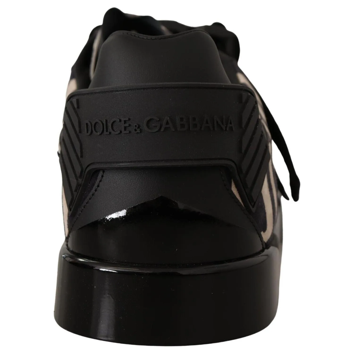 Dolce & Gabbana Zebra Suede Low Top Fashion Sneakers