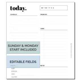 Editable Daily Insert (DO1P)