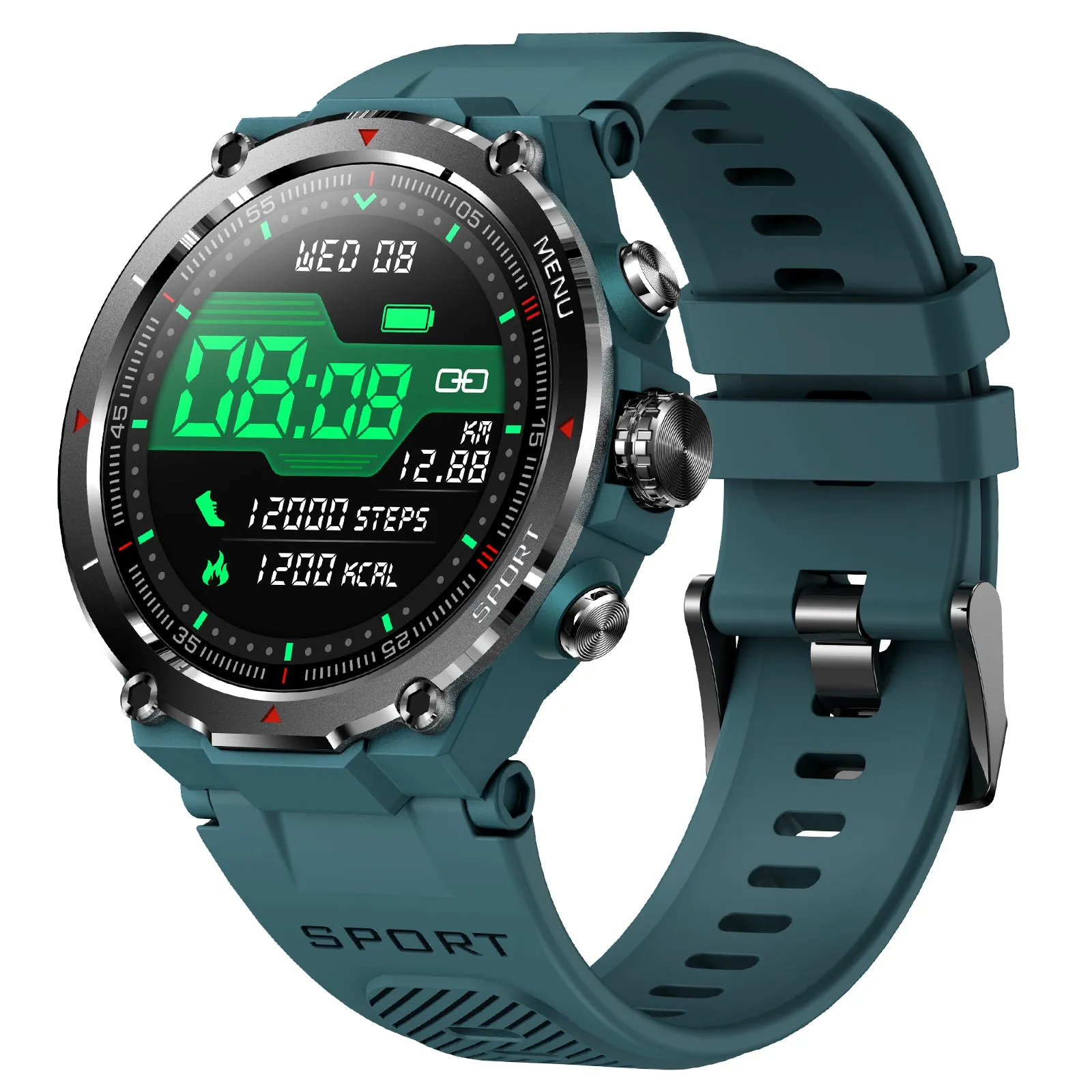 EIGIIS Military Smart Watch for Men 2024 HD Bluetooth Dial Call Outdoor Waterproof Tactical Smartwatch for iPhone Android Phones 1.32’’ Rugged Fitness Watch with Heart Rate/ Sleep Monitor Pedometer