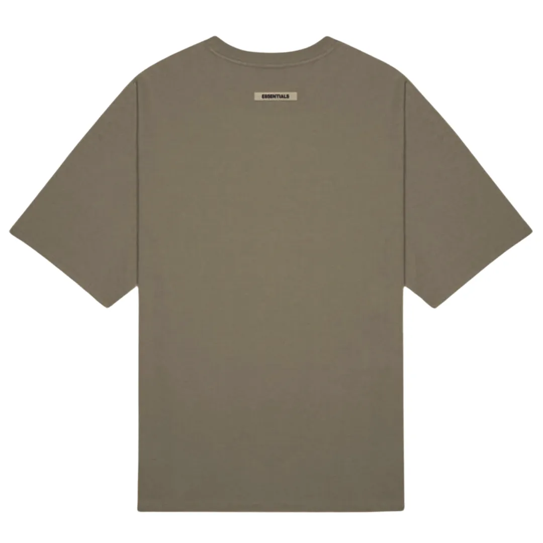 Fear of God Essentials Short-Sleeve Tee 'Taupe' Front Logo (SS22)