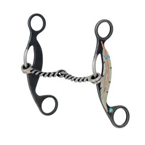 Feather Twisted Snaffle Gag