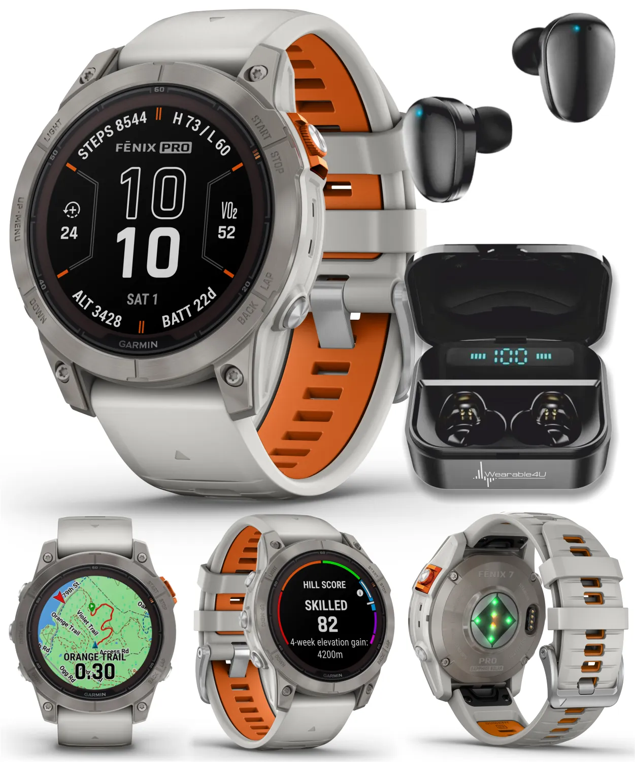 Garmin Fenix 7 Pro Solar Series Multisport GPS 42/47/51 mm Smartwatch