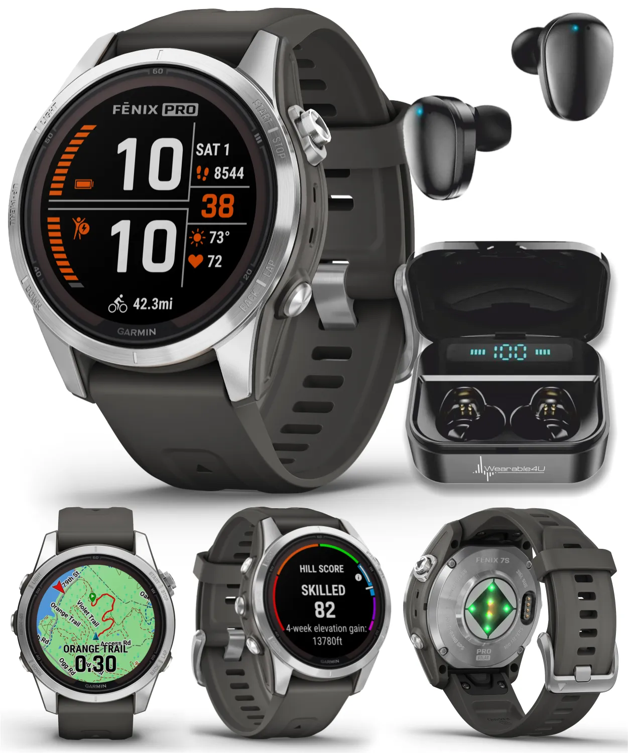 Garmin Fenix 7 Pro Solar Series Multisport GPS 42/47/51 mm Smartwatch