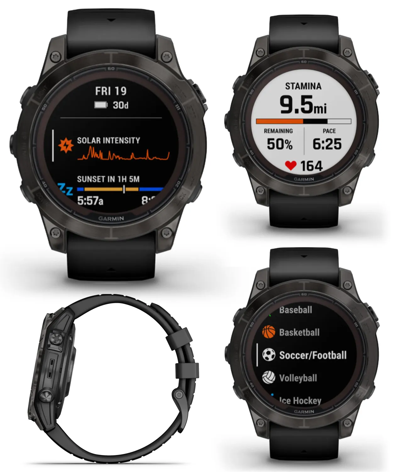 Garmin Fenix 7 Pro Solar Series Multisport GPS 42/47/51 mm Smartwatch