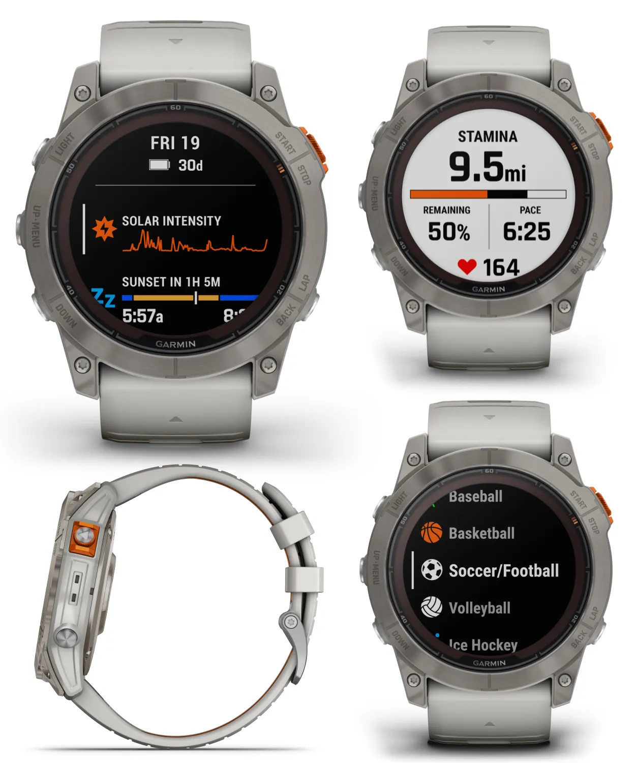 Garmin Fenix 7 Pro Solar Series Multisport GPS 42/47/51 mm Smartwatch