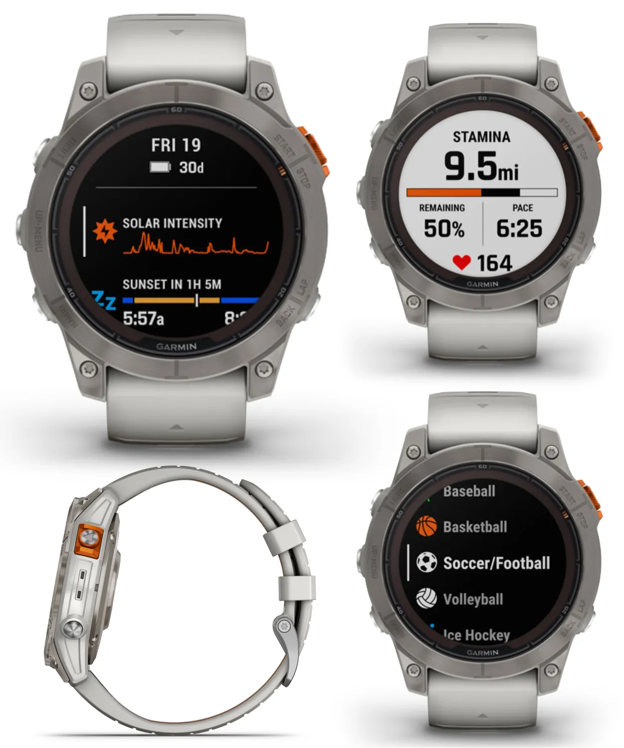 Garmin Fenix 7 Pro Solar Series Multisport GPS 42/47/51 mm Smartwatch