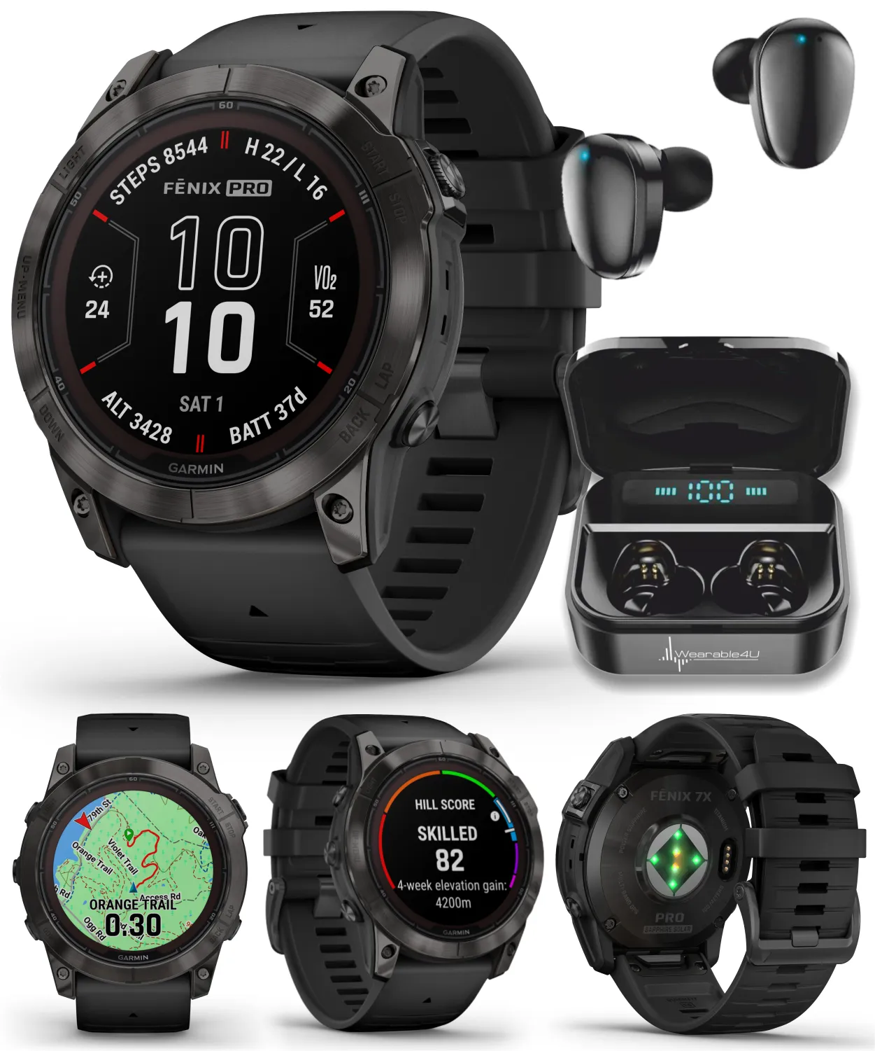 Garmin Fenix 7 Pro Solar Series Multisport GPS 42/47/51 mm Smartwatch