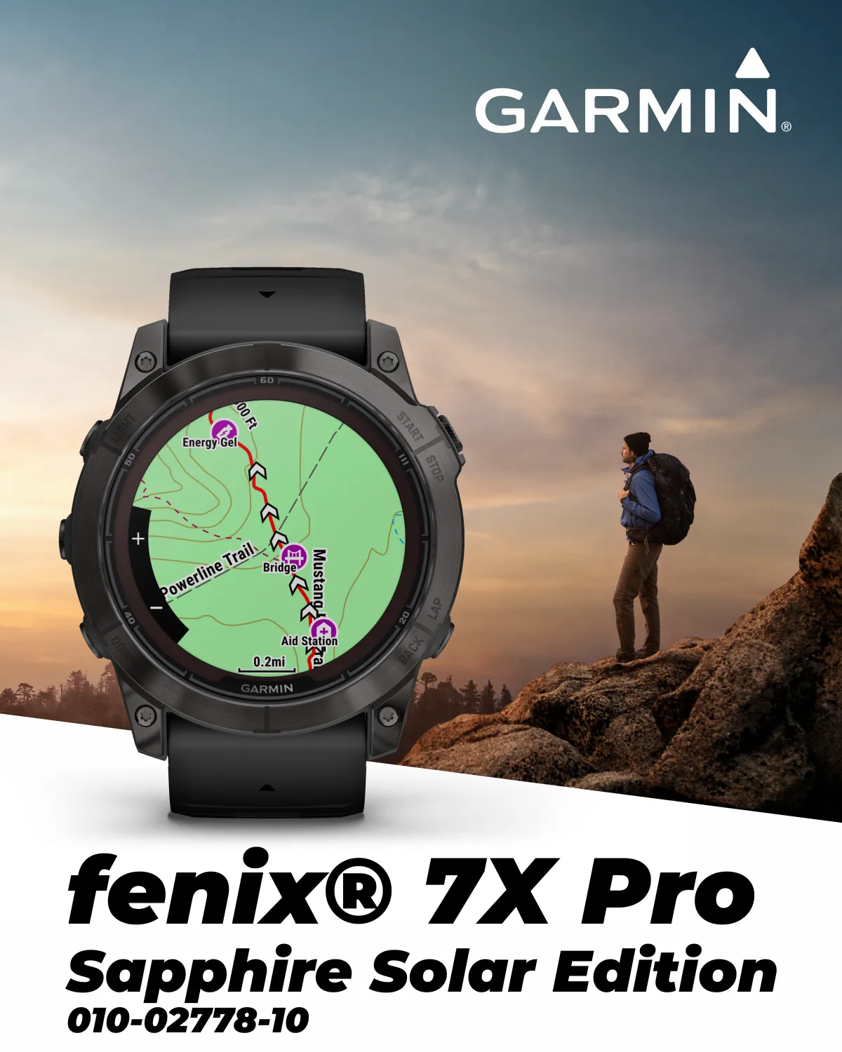 Garmin Fenix 7 Pro Solar Series Multisport GPS 42/47/51 mm Smartwatch