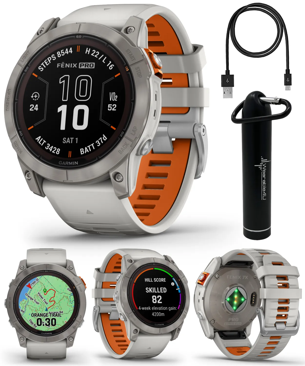 Garmin Fenix 7 Pro Solar Series Multisport GPS 42/47/51 mm Smartwatch