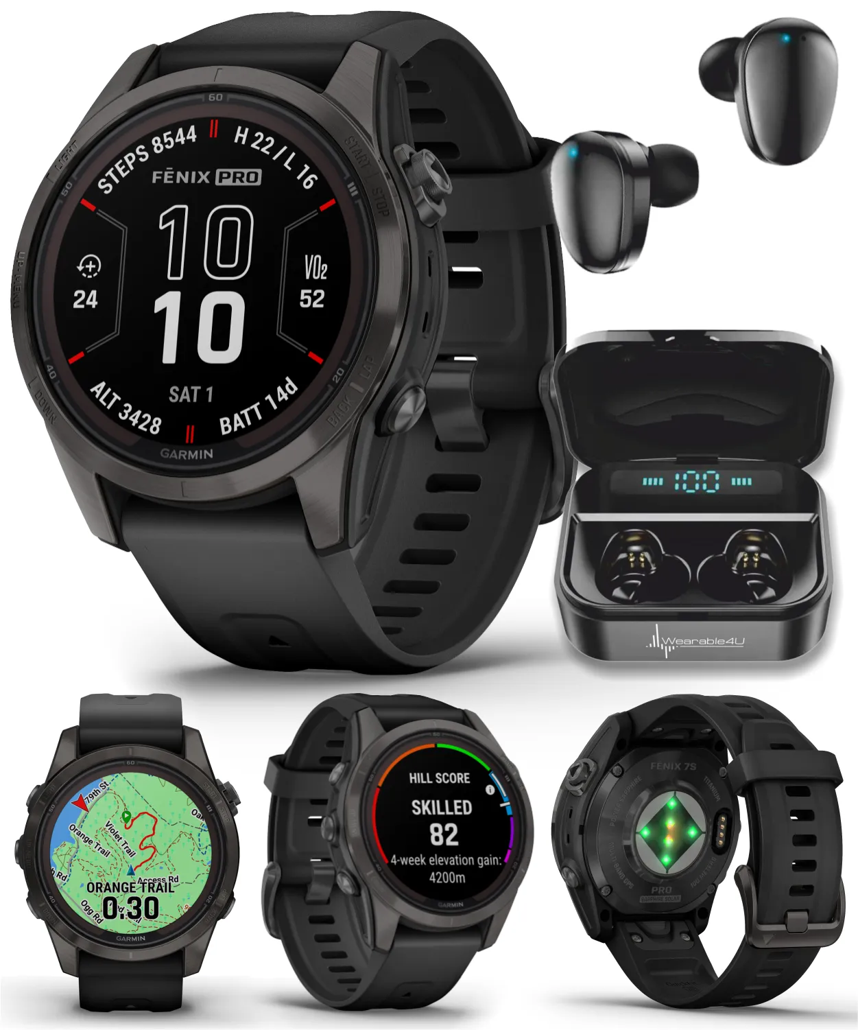 Garmin Fenix 7 Pro Solar Series Multisport GPS 42/47/51 mm Smartwatch