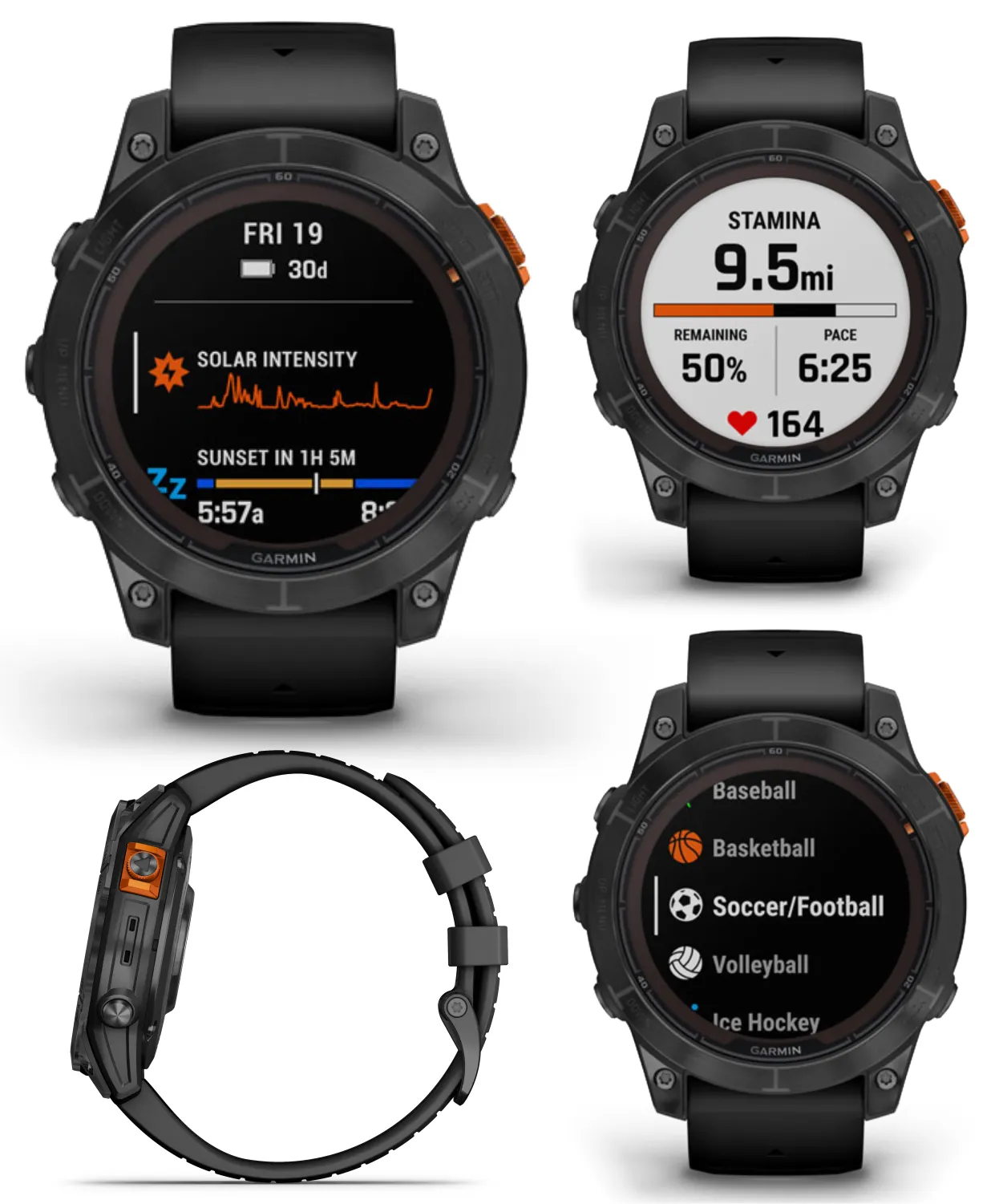 Garmin Fenix 7 Pro Solar Series Multisport GPS 42/47/51 mm Smartwatch