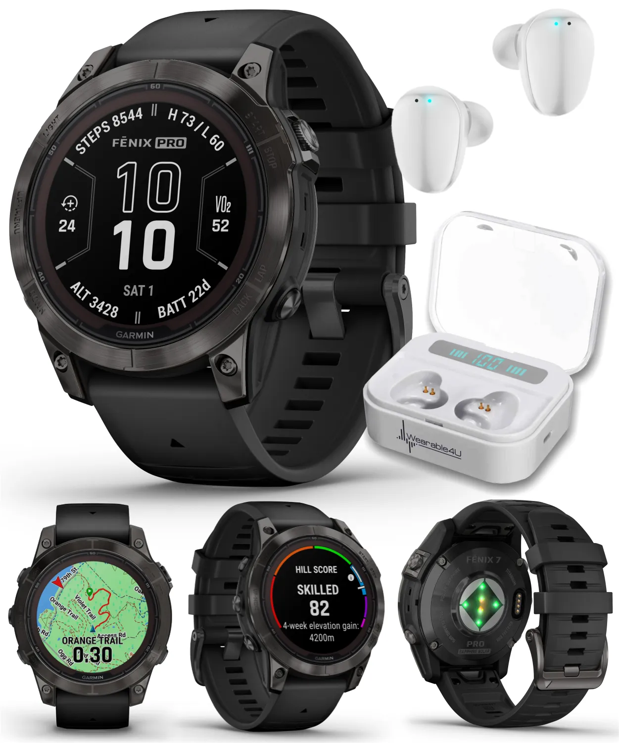 Garmin Fenix 7 Pro Solar Series Multisport GPS 42/47/51 mm Smartwatch