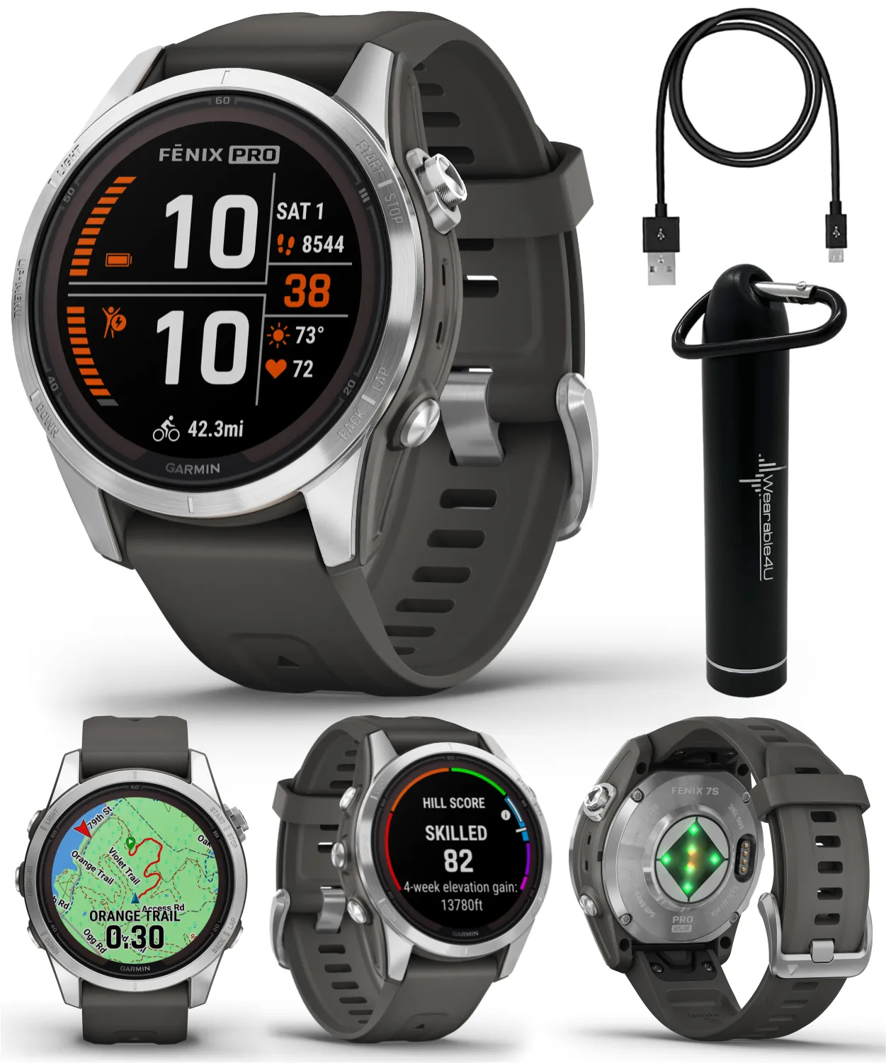 Garmin Fenix 7 Pro Solar Series Multisport GPS 42/47/51 mm Smartwatch