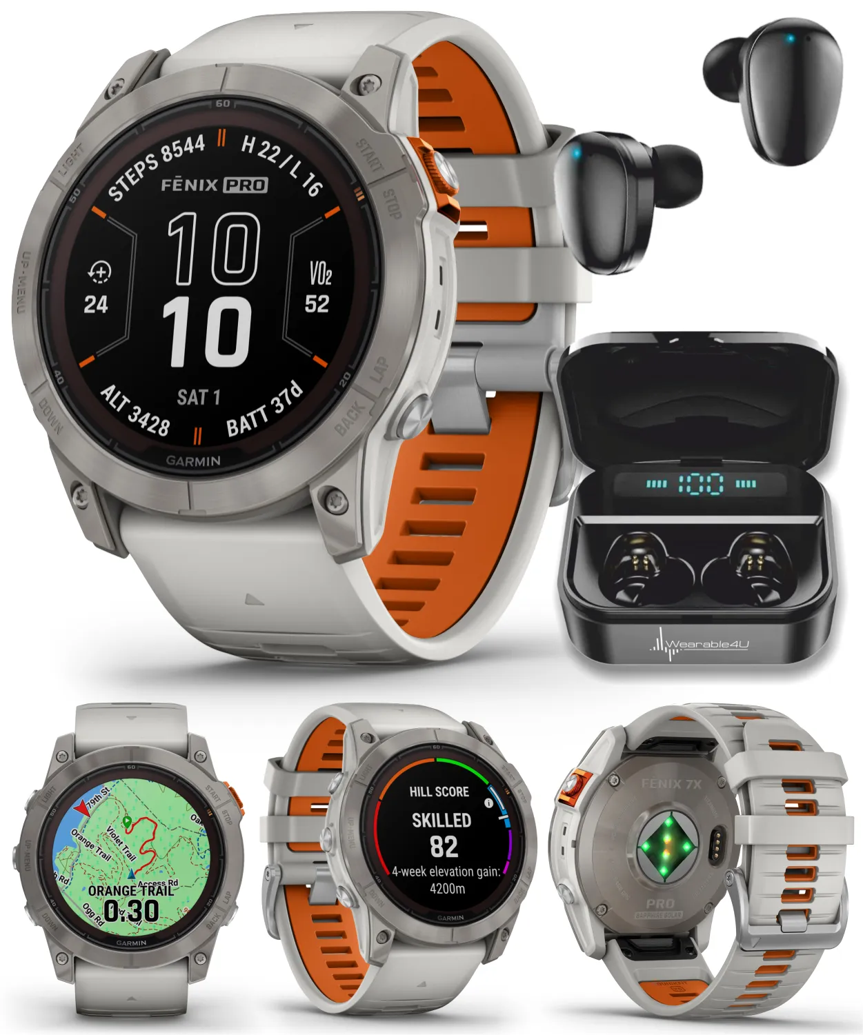 Garmin Fenix 7 Pro Solar Series Multisport GPS 42/47/51 mm Smartwatch