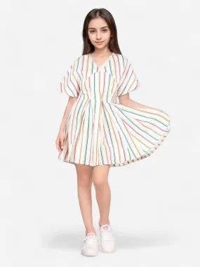 Girls Cotton Embroidered Dress