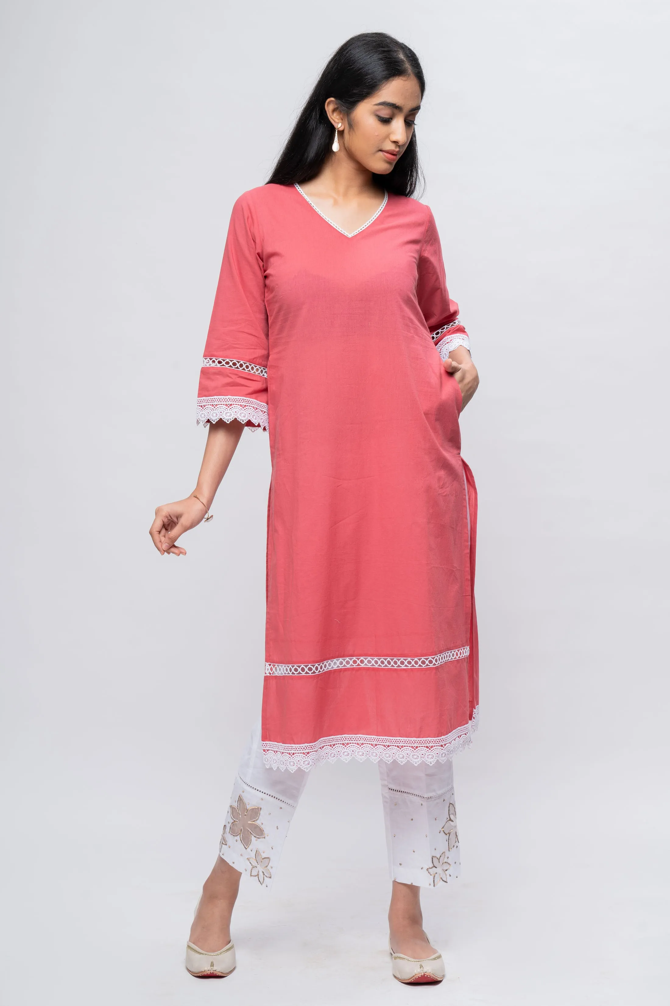 Hibiscus Kurta