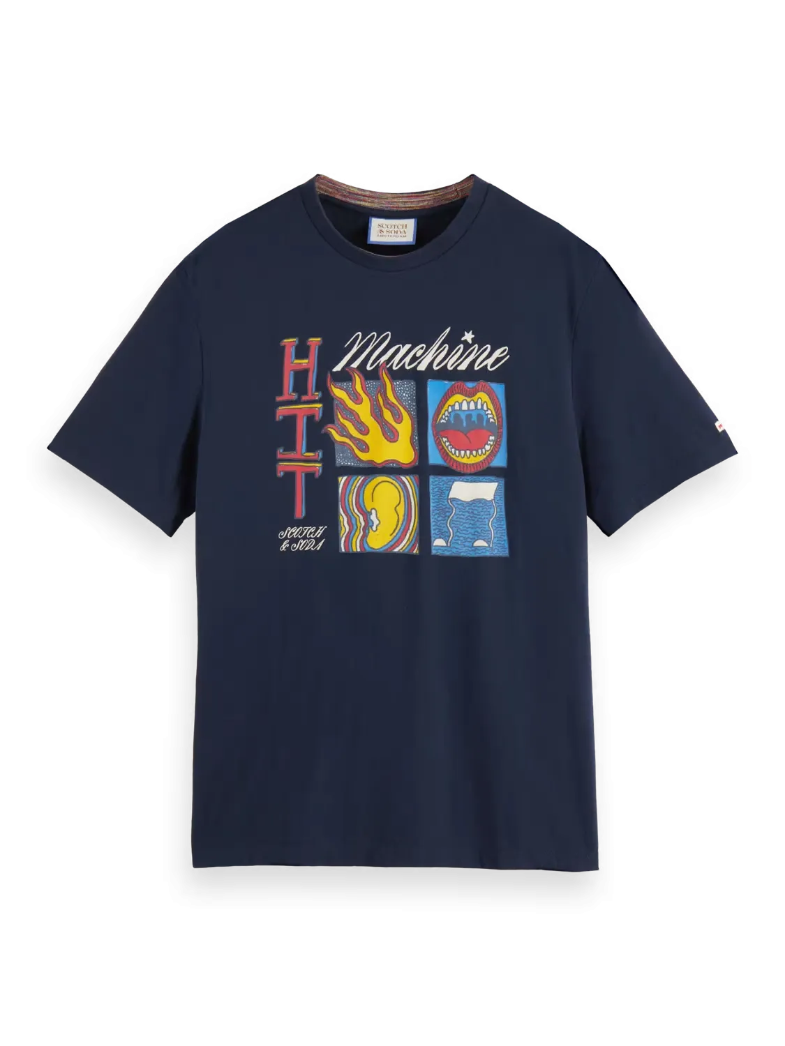 Hit Machine Printed T-Shirt (Navy) - S1745750002