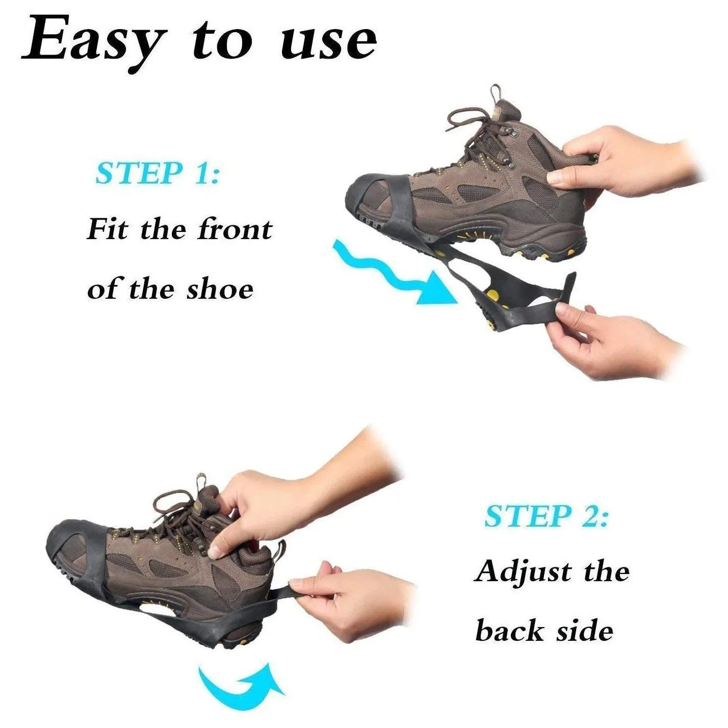 Ice Snow Cleats Anti-Slip Shoe Covers