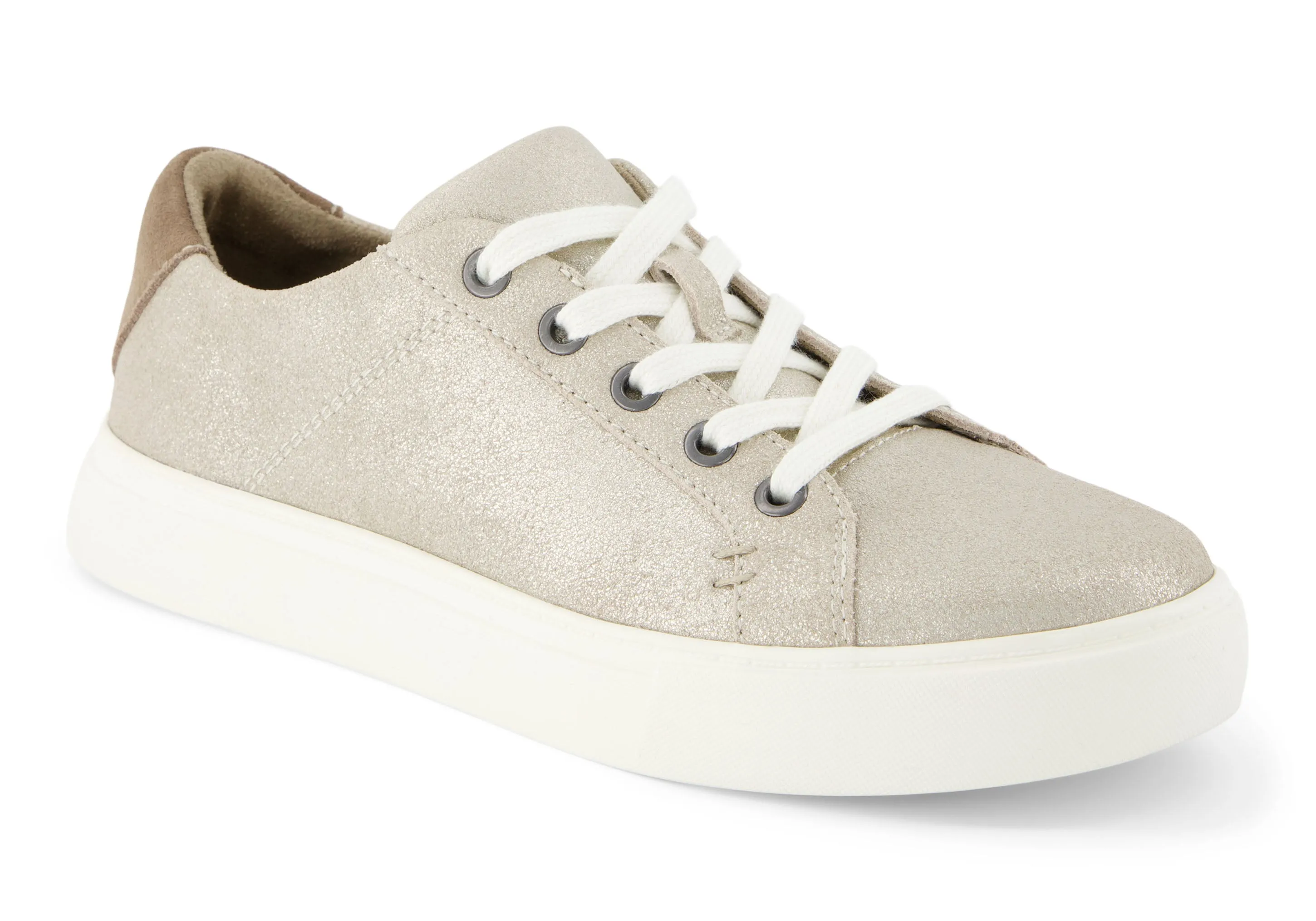 Kameron Sneaker - Champagne Metallic Suede