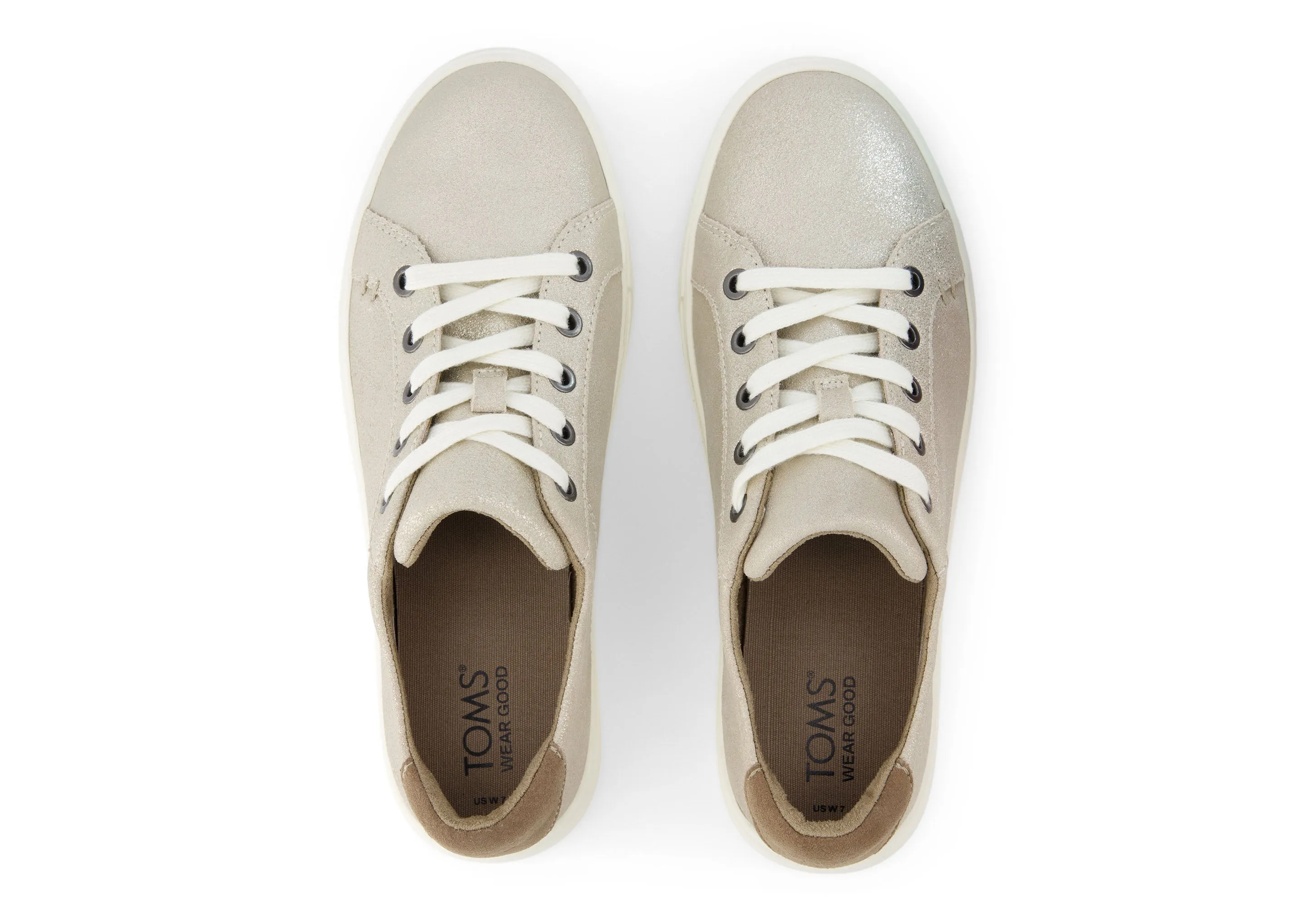 Kameron Sneaker - Champagne Metallic Suede