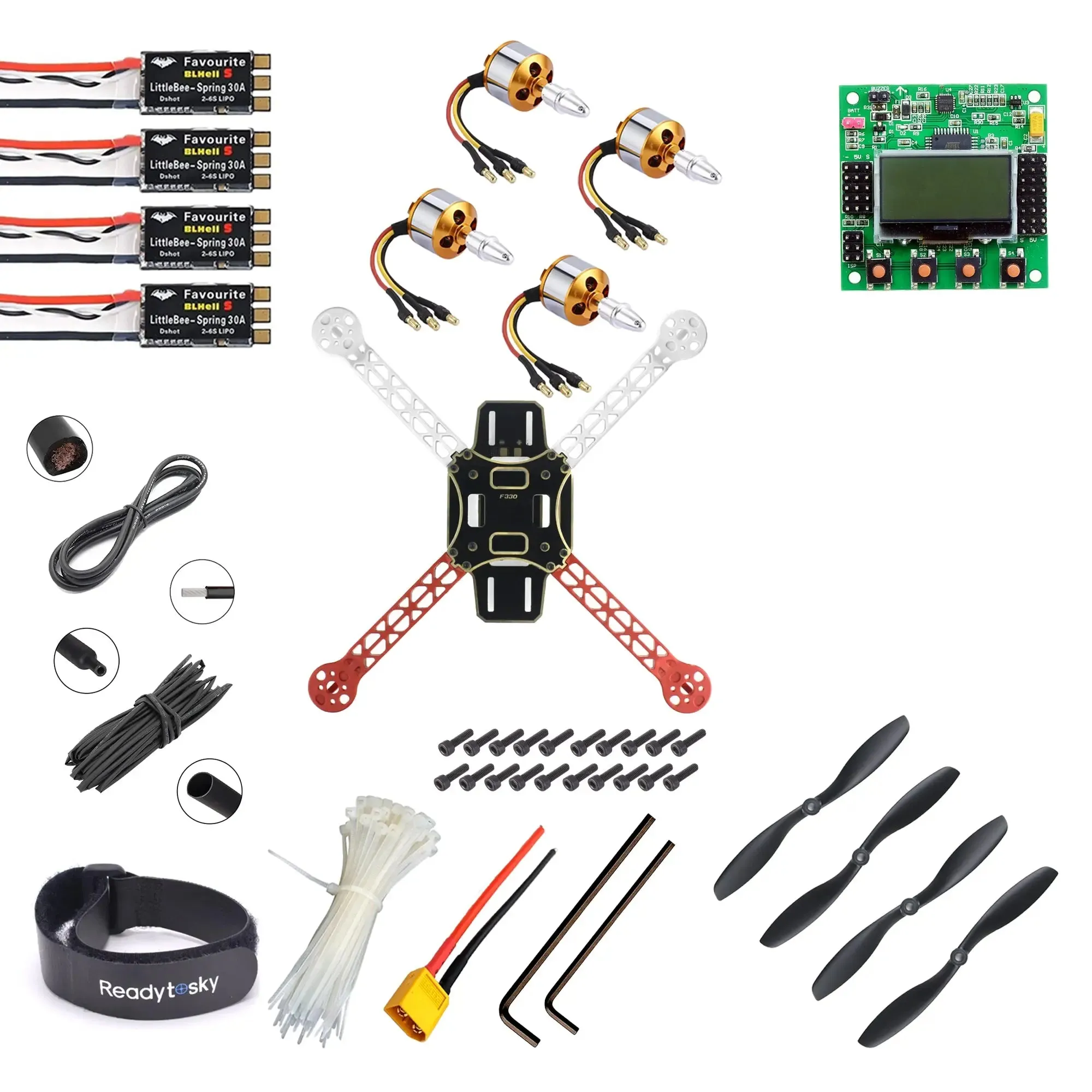 KK2.1.5 Flight Controller F330 Quadcopter Drone Kit - Without tx