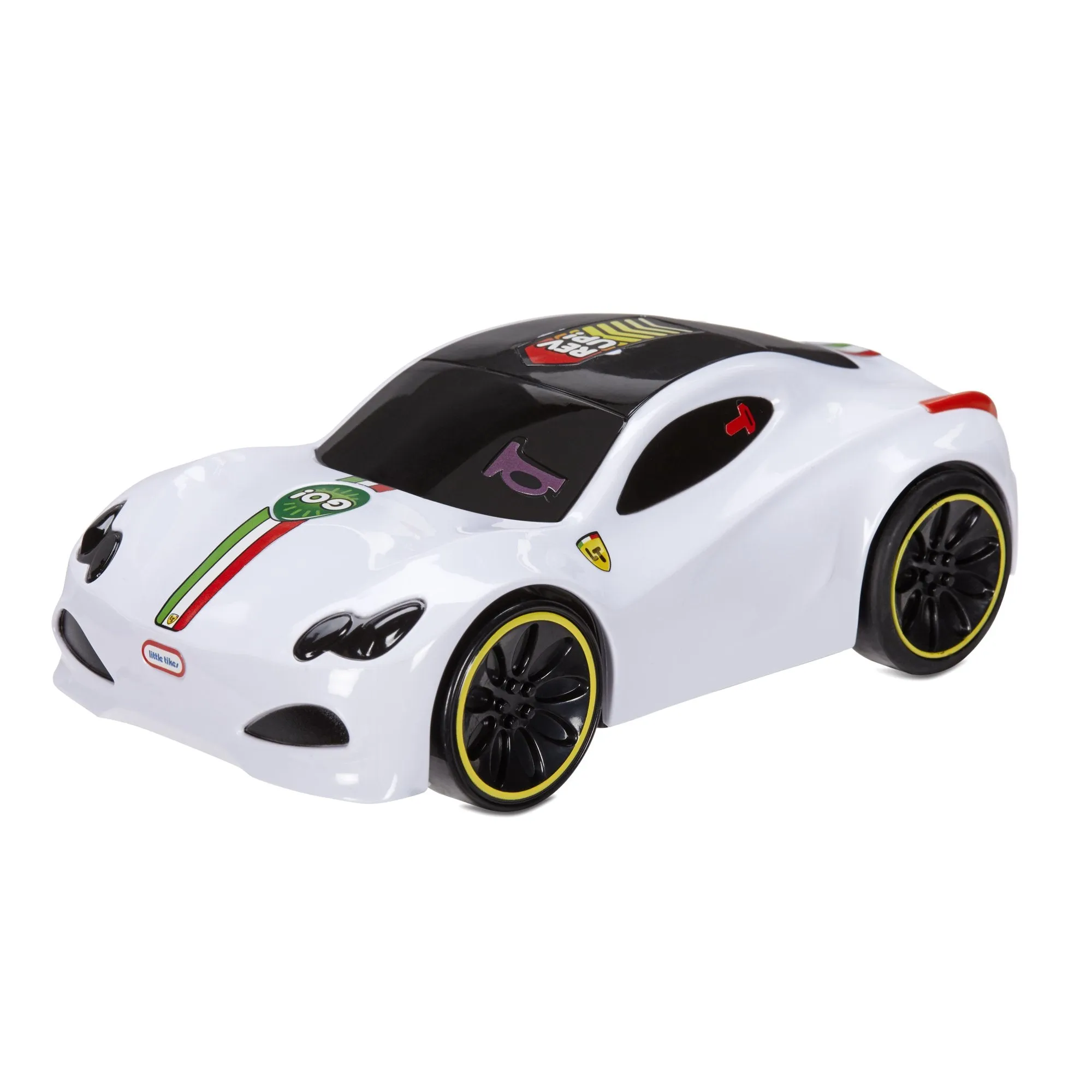 Little Tikes Touch 'N' Go Racers Vehicle - White Sports Car Toy Car for Kids